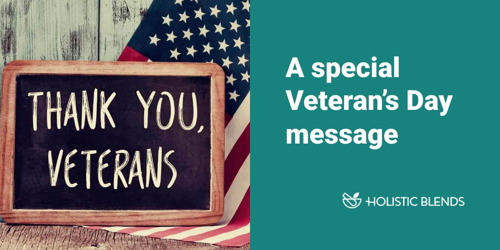 A special Veteran’s Day message