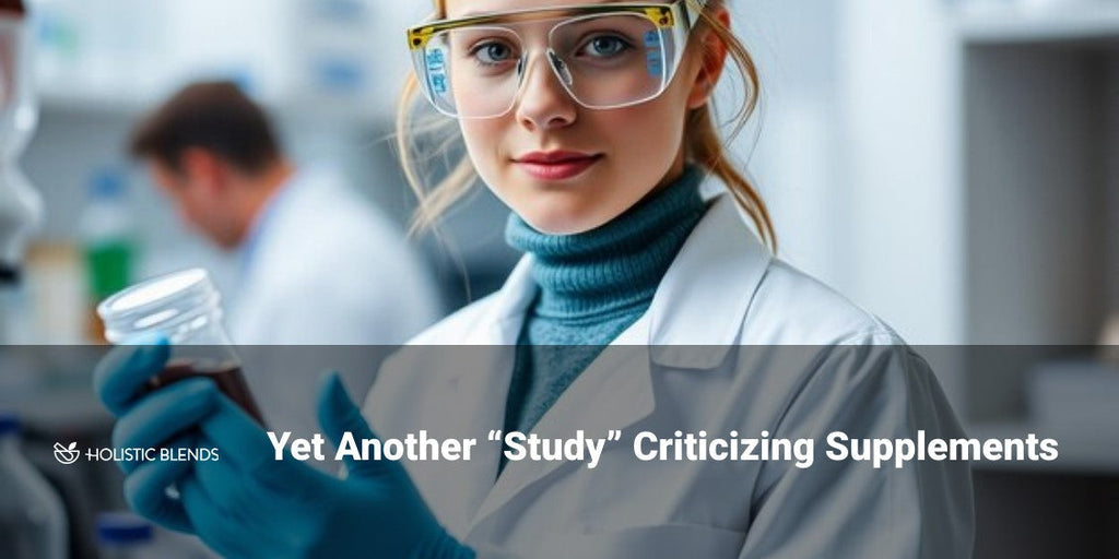 Yet Another "Study" Criticizing Supplements