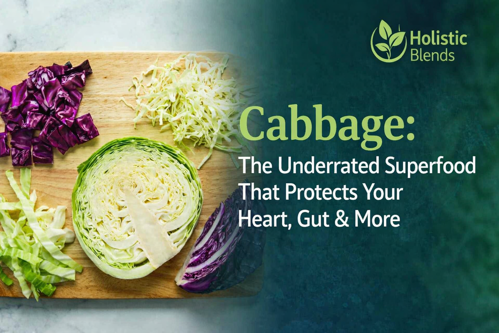 🥬 Cabbage: The Underrated Superfood That Protects Your Heart, Gut & More
