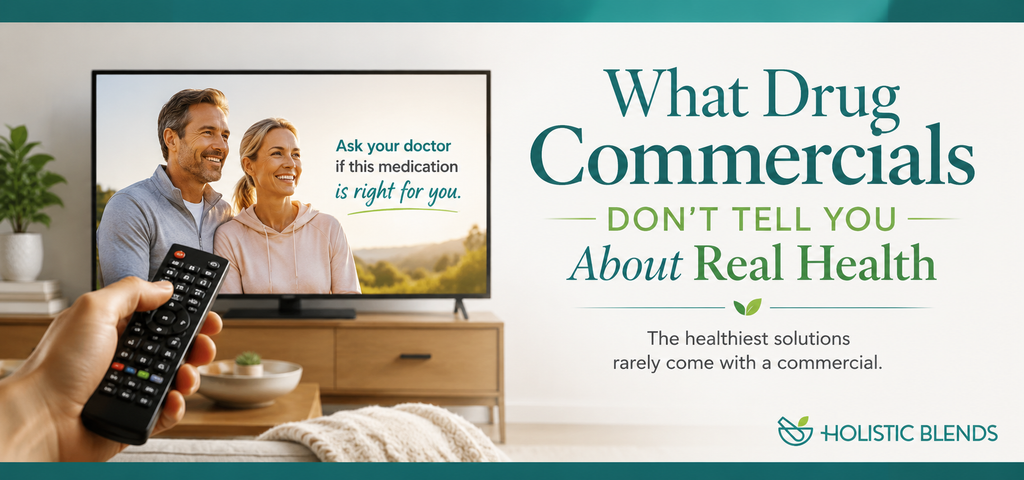 What Drug Commercials Don't Tell You About Real Health