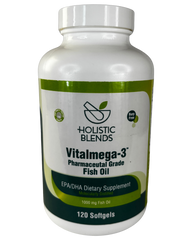 Vitalmega 3 fish oil supplement holistic blends